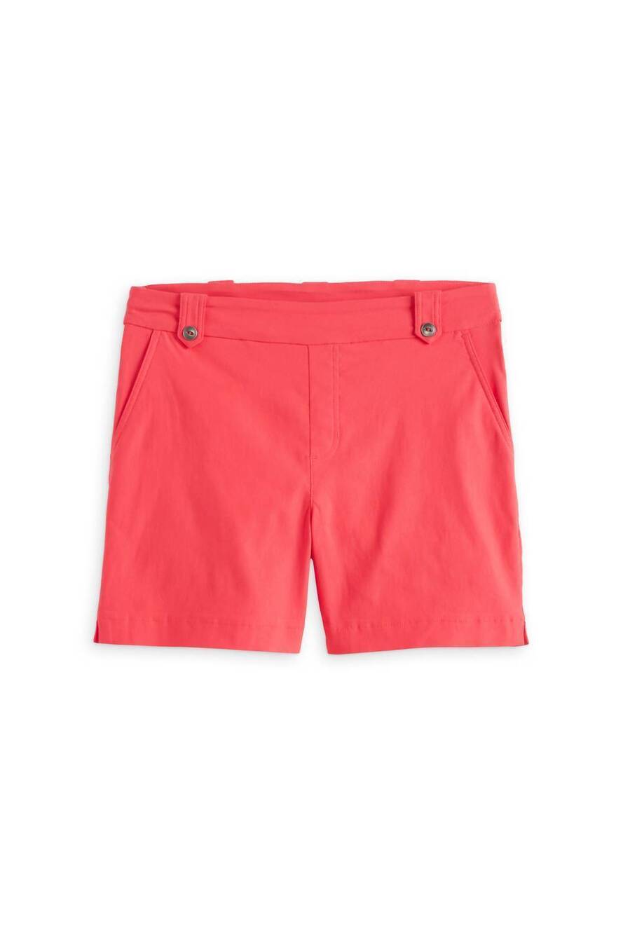 NEW TRIBAL women's ziggy pull on short in coral fizz